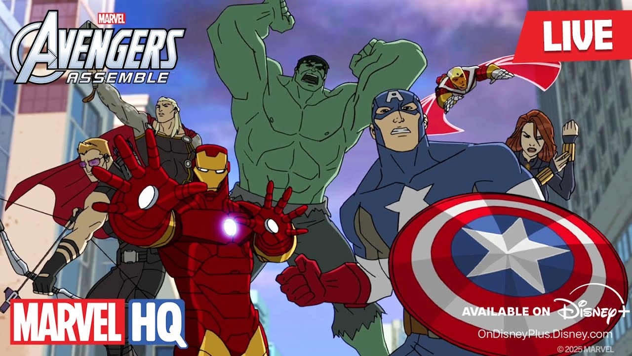 🔴 LIVE! Marvel's Avengers Assemble Full Episodes | Seasons 1-2