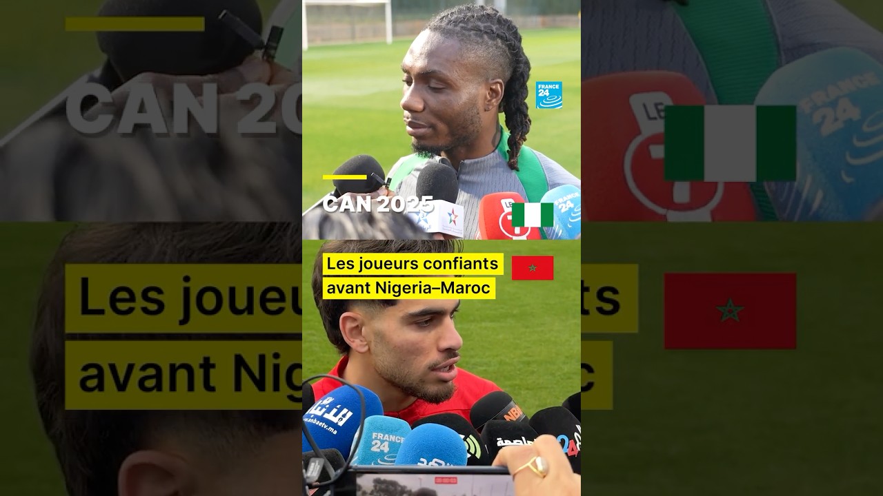 CAN 2025 : Nigeria vs Maroc, joueurs confiants ⚽