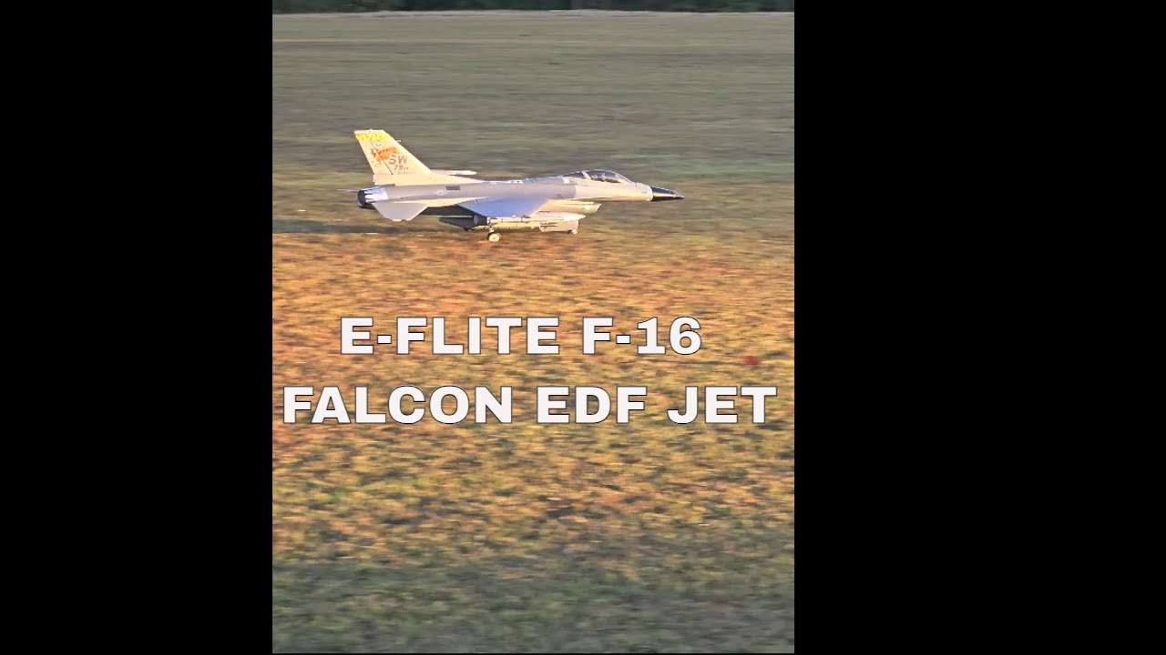 Soar Like a Fighter Pilot: E-FLITE F-16 Falcon 80mm EDF Jet 🚀