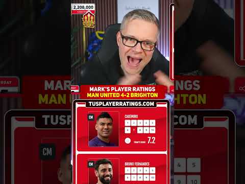 Mbeumo MASTERCLASS! Man United 4-2 Brighton Player Ratings