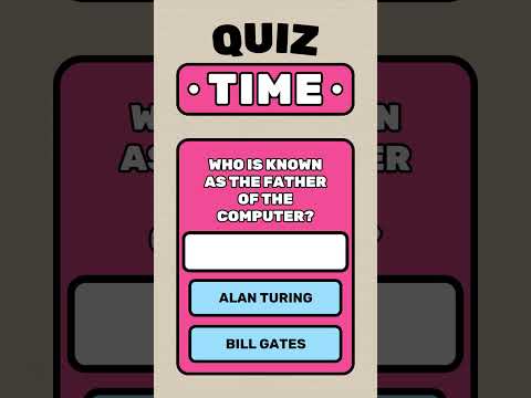 Who is the Father of the Computer? 🤖 | Charles Babbage Quiz Answer! #facts #quizap #quiz #shortfeed