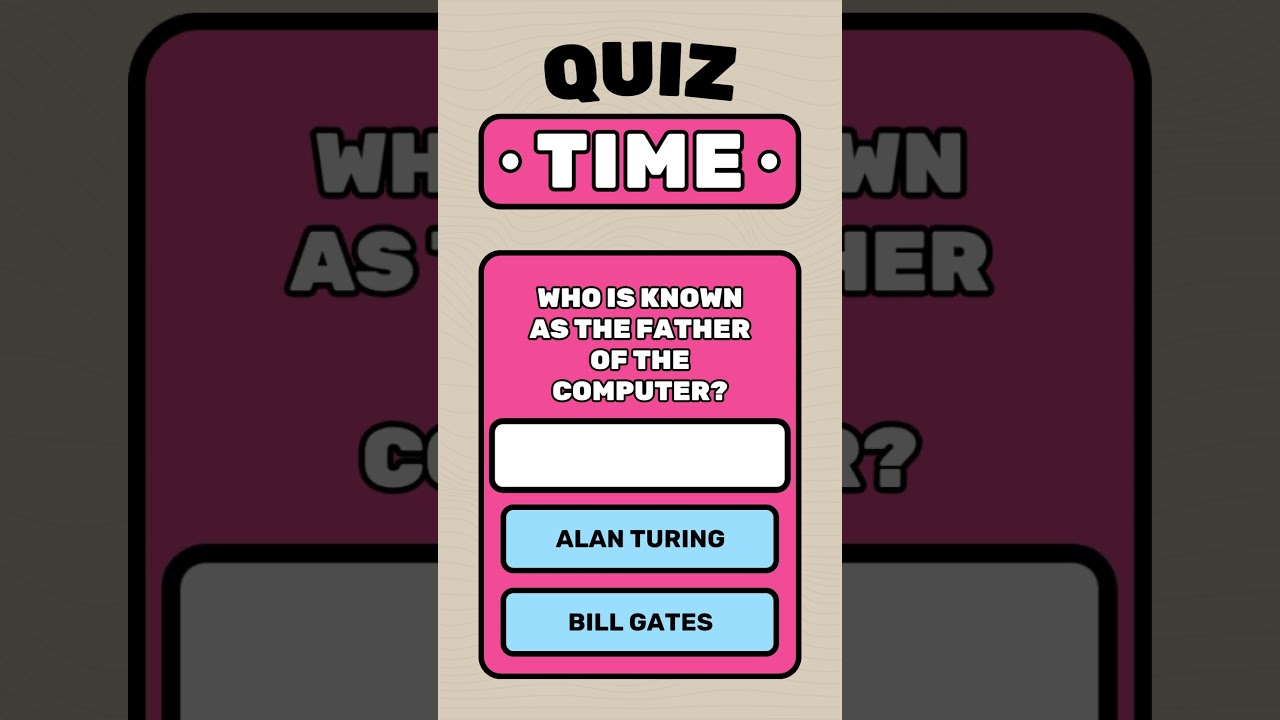 Who Really Invented the First Computer? 🤔 | Charles Babbage Quiz Answer!