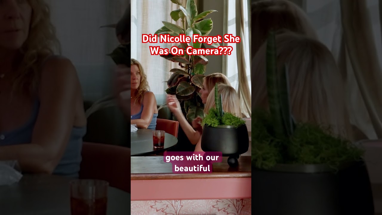 Did Nicolle Forget She Was on Camera? π€