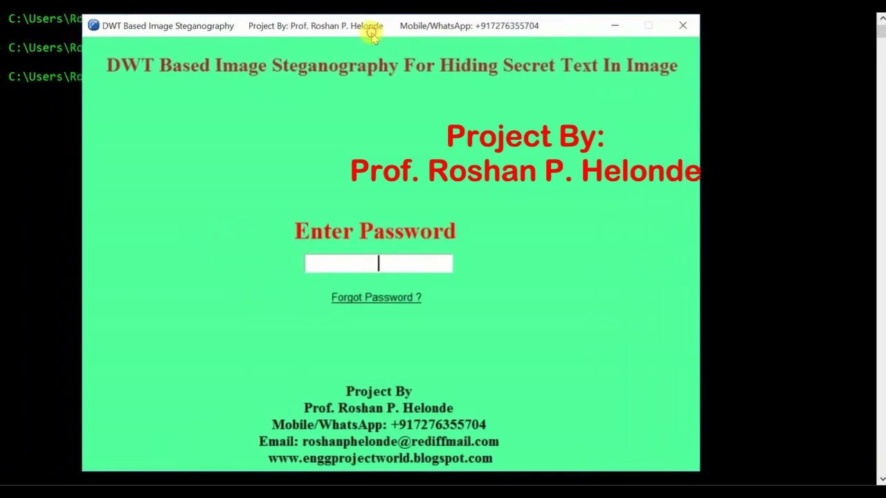 DWT-Based Image Steganography in Python 📸