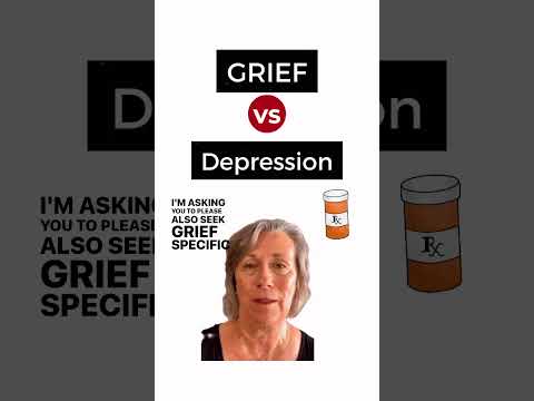 Is it Grief or Depression? #grief @grieftherapist