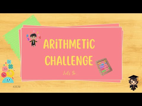 ARITHMETIC CHALLENGE| ADDITION, SUBTRACTION, MULTIPLICATION & DIVISION | SPEED MATH