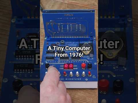 Programming an RCA Microtutor computer from 1976! #retro #vintagecomputing #shortsfeed