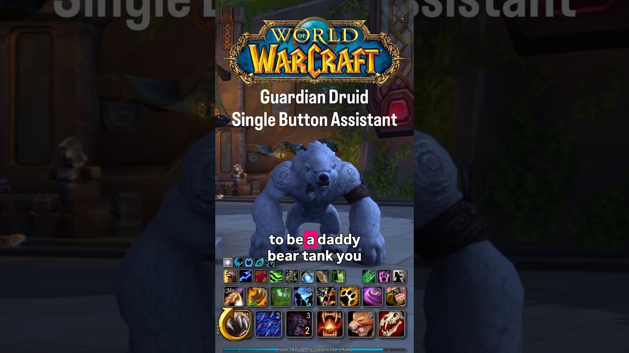 One Button Guardian Druid Tank Guide | Single-Button Build in WoW Patch 11.2 #worldofwarcraft