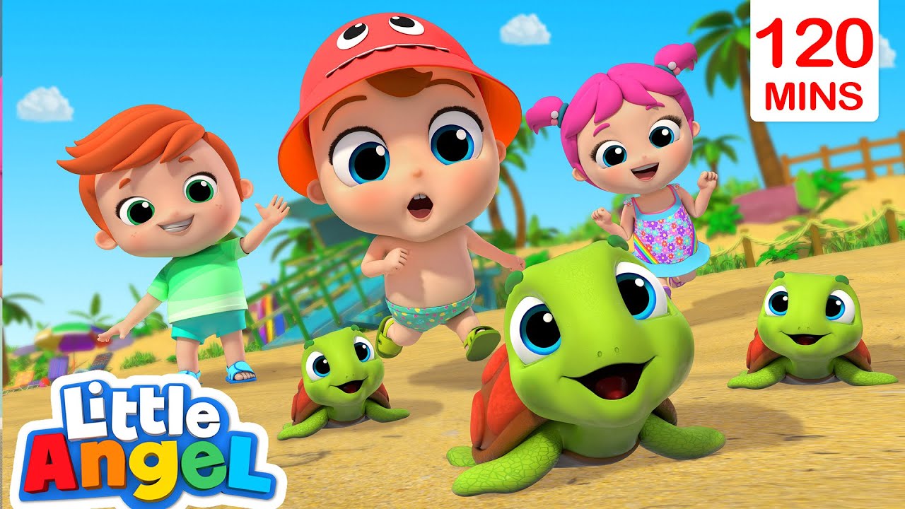 Beach Day Song & Turtle Rescue 🐢 | Kids Nursery Rhymes