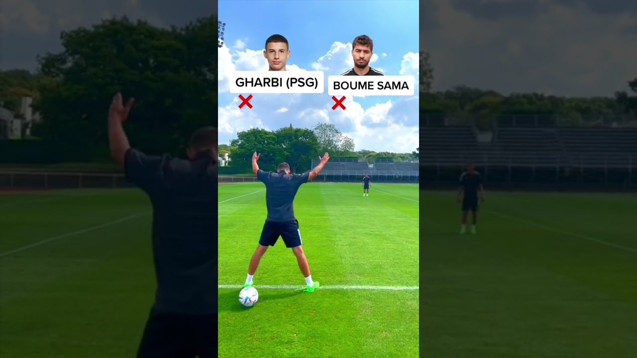 BOUMÉ vs PSG Star Ismaël Gharbi ⚽️ Hilarious Football Challenge!