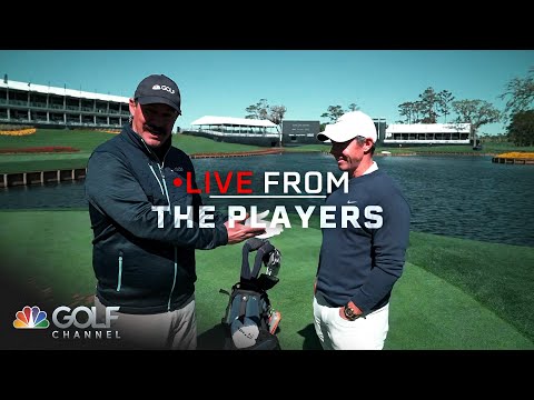 With Rory McIlroy watching, Johnson Wagner hits water on 17th | Live From The Players | Golf Channel