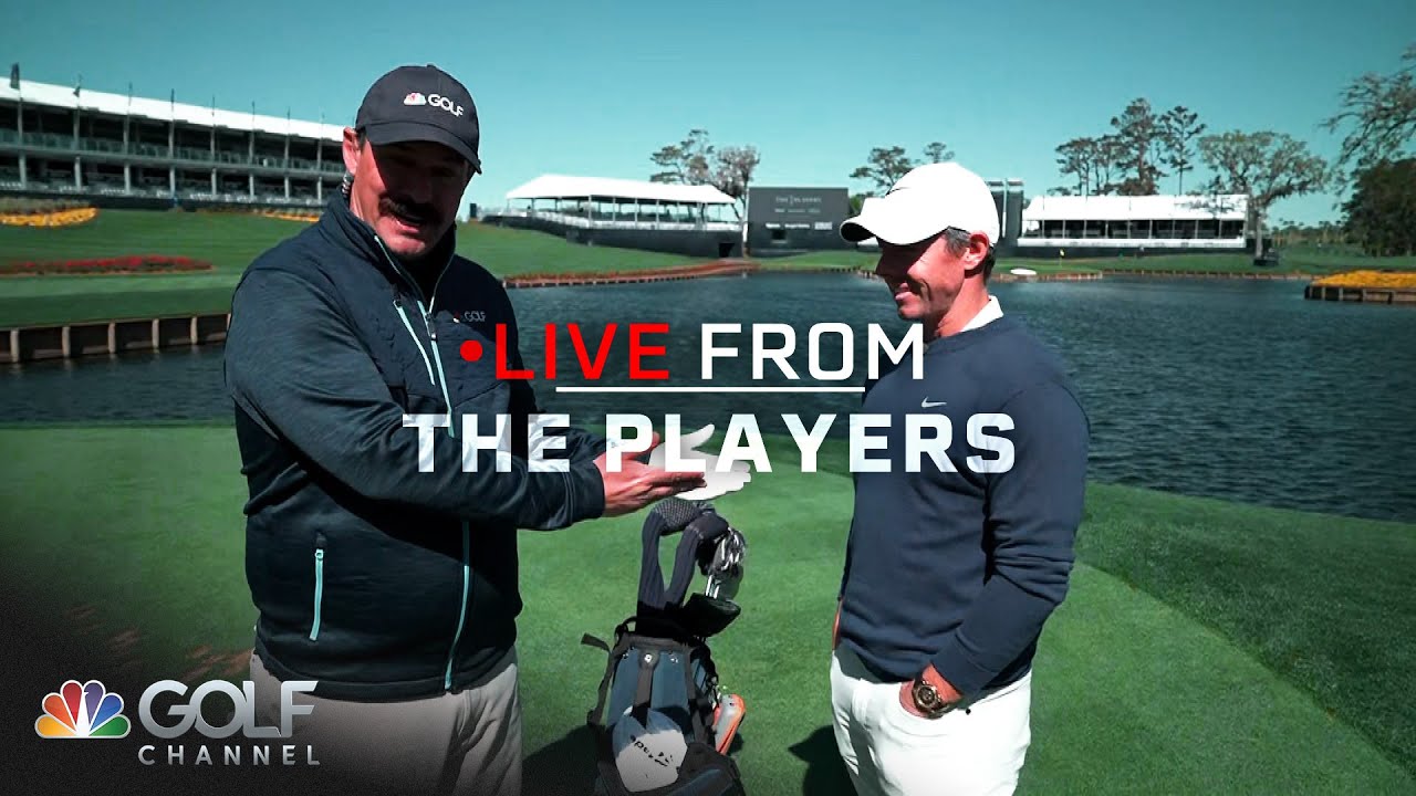 Johnson Wagner Faces Water Hazard on 17th Hole as Rory McIlroy Watches | Live from The Players ⛳