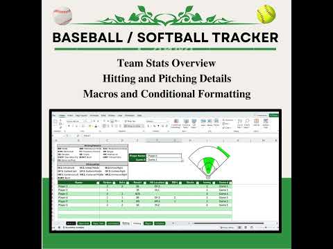 Baseball Performance Analytics Excel Tool | Optimize Coaching with Advanced Stats
