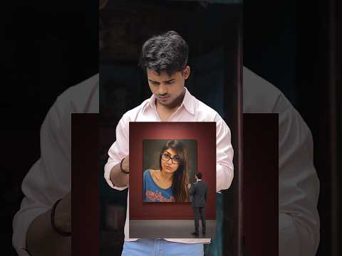 Instagram viral painting portrait 😍🔥 || ai photo edit #shorts #googlegemini