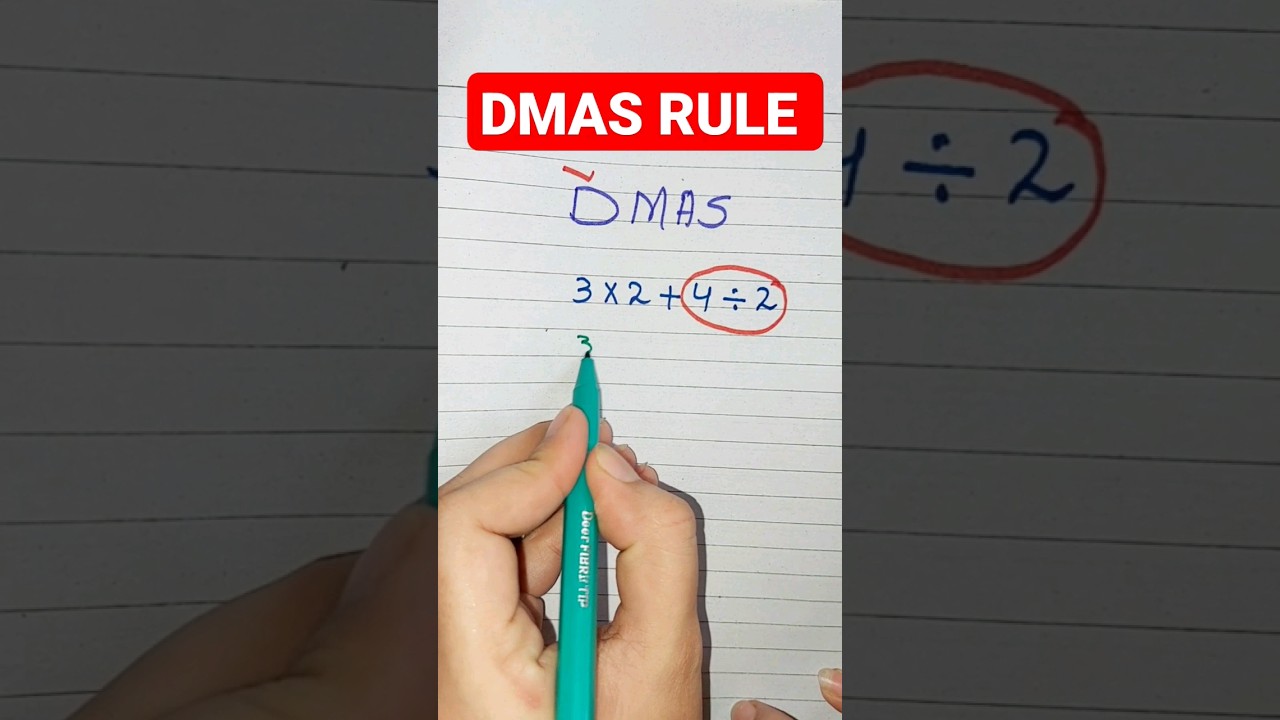 Master the DMAS Rule: The Key to Solving Math Problems Easily 🧮