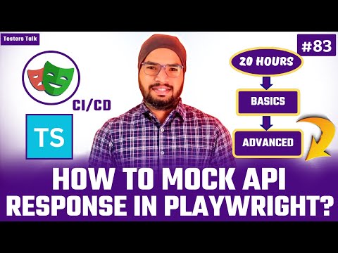 #83 How to Mock API Response in Playwright | Playwright API Mocking Tutorials