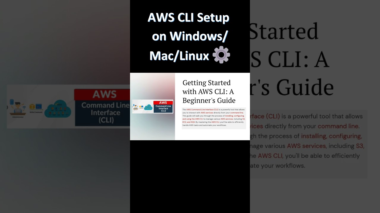 Quick & Easy Guide to Set Up AWS CLI on Windows, Mac, & Linux โ๏ธ