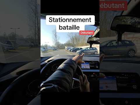 Permis de conduire - Stationnement bataille arrière #permisdeconduire #autoecole #codedelaroute