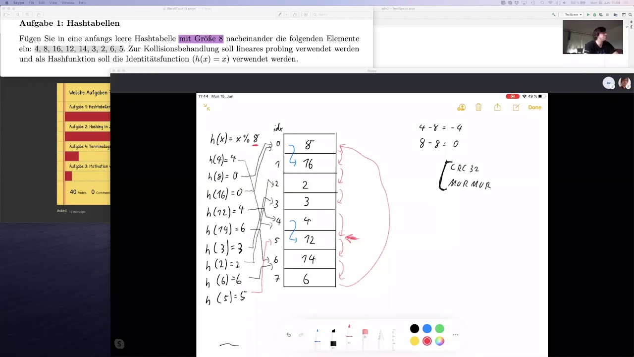 Meistere Hashtabellen: Linear Probing & Chaining 🗝️