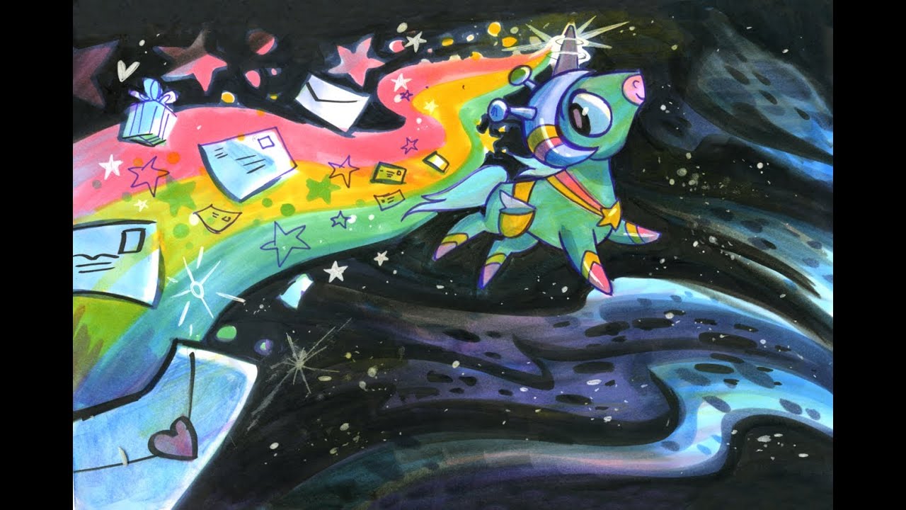 Space Unicorn Plush & Artwork by Brianne Drouhard 🦄