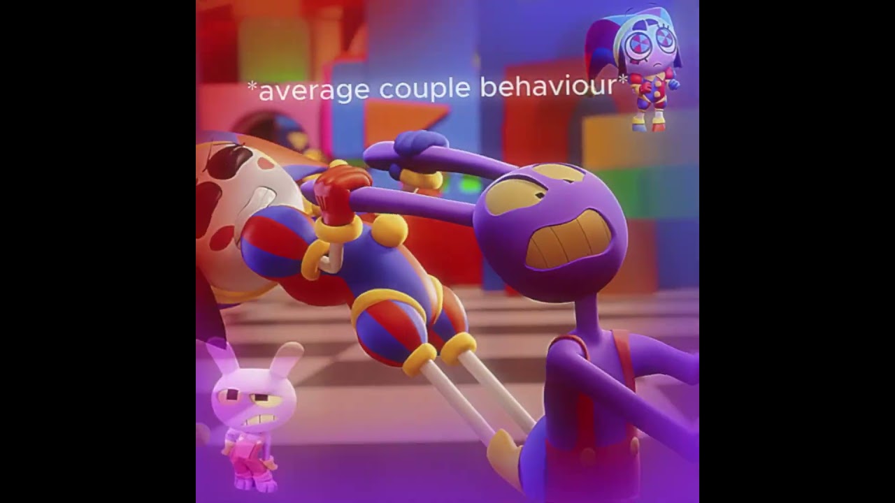 Jax & Pomni's Funny Bunny Jester Moment 🐰