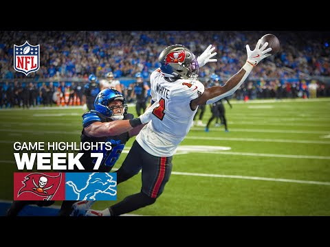 Tampa Bay Buccaneers vs Detroit Lions Game Highlights | 2025 NFL Season Week 7