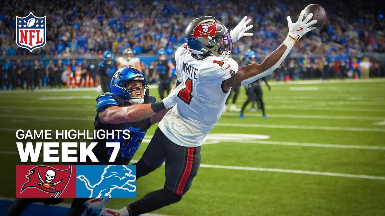 Epic Showdown: Buccaneers vs Lions Highlights | Week 7 NFL 2025 🏈