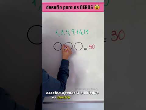 🔥DESAFIO PARA OS NERDS 🥸🔥#desafio #inteligentes #matemática #testedeqi #raciociniologico #aulas