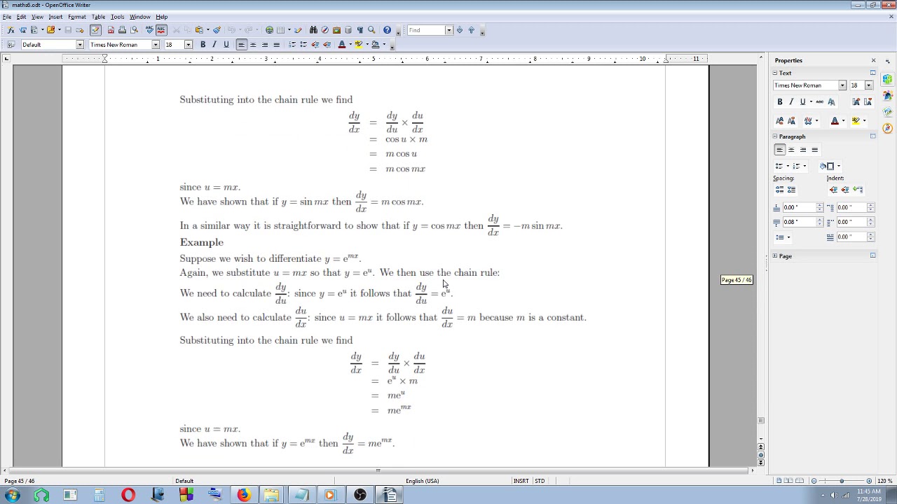 Master Differentiation Quickly with the Table of Derivatives 📊