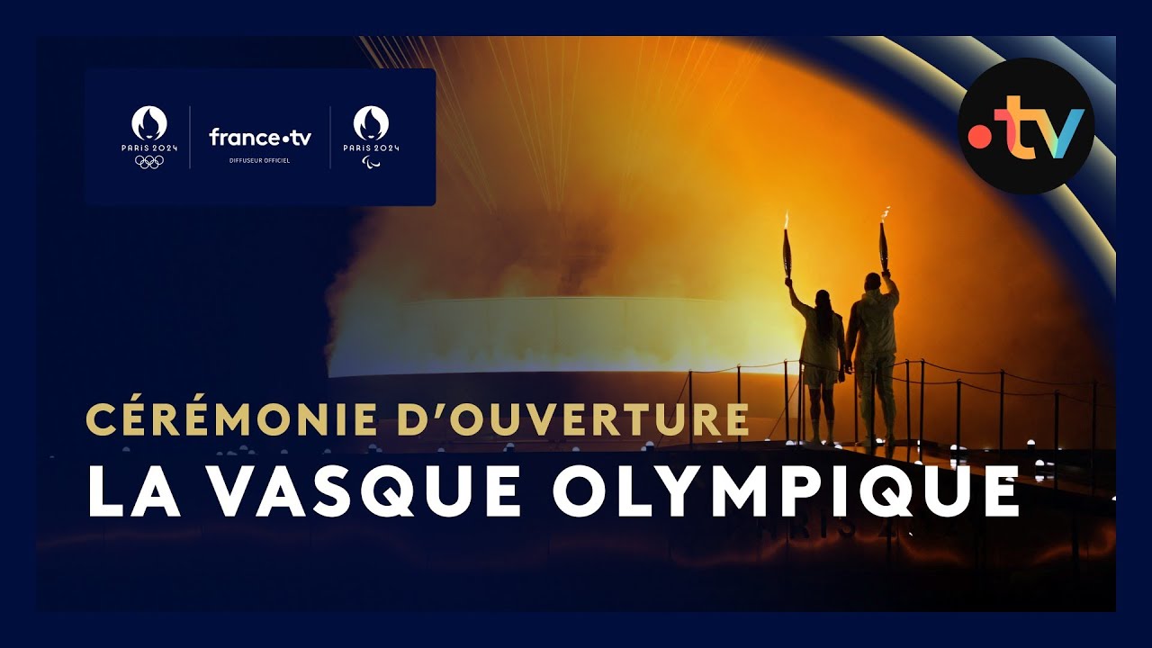 Paris 2024 : Marie-José Pérec et Teddy Riner allument la vasque olympique 🔥