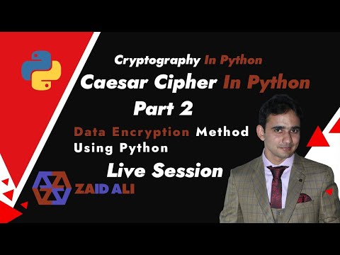 Caesar Cipher in Python Part 2 | Encryption in Python | Cryptography in Python