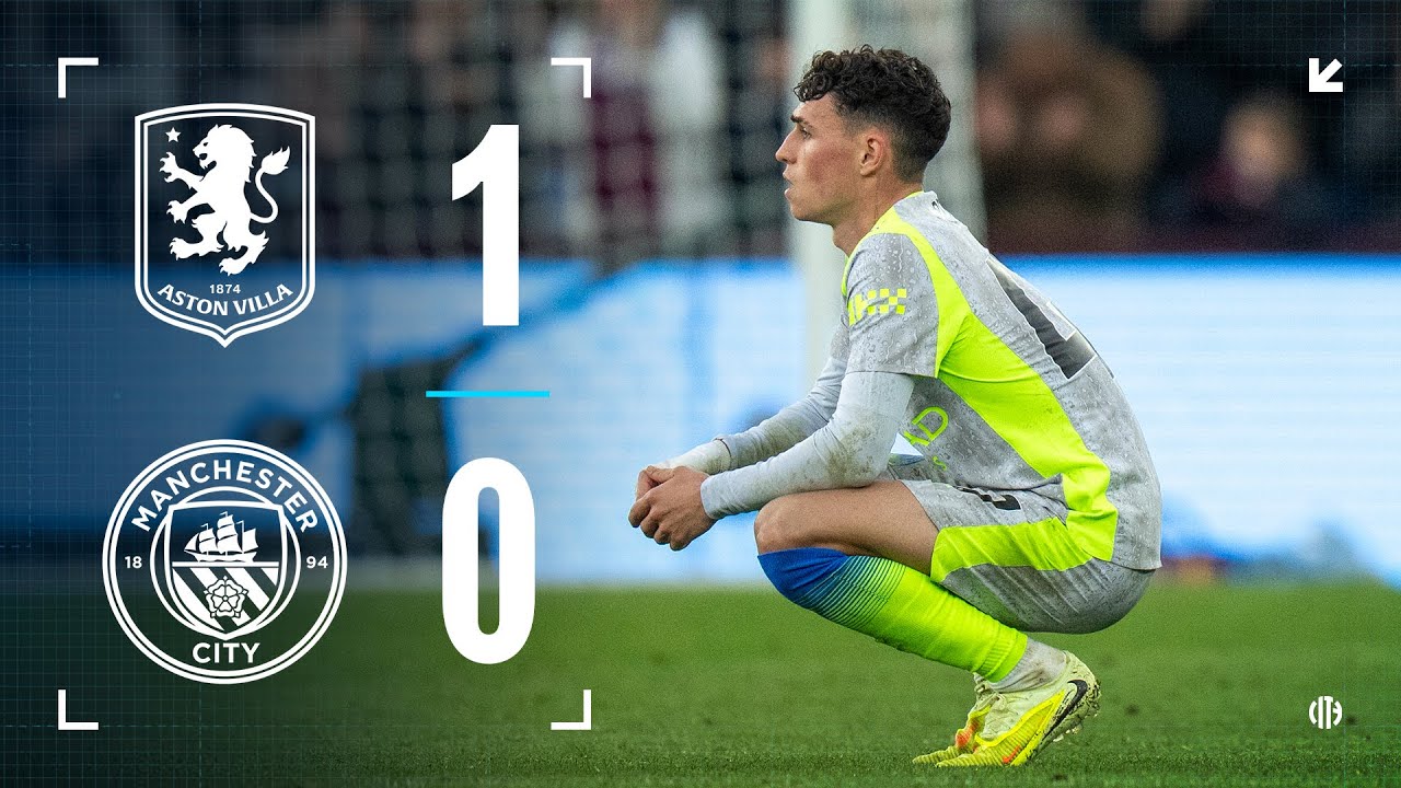 Aston Villa Stuns Man City 1-0, Ending Unbeaten Streak ⚽