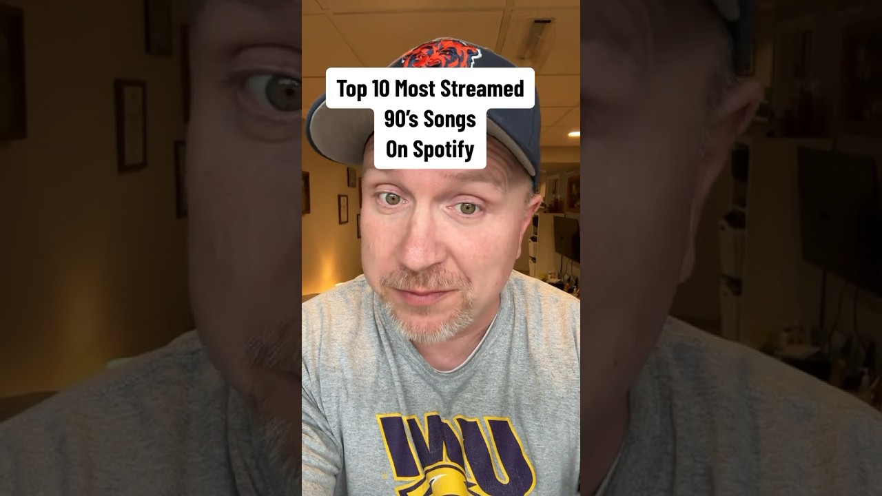 10 Most Streamed 90โs Songs #90s #music #streaming #spotify