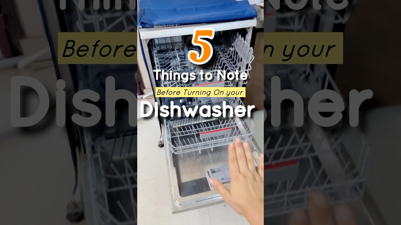 5 Tips for Using Your Dishwasher Effectively🧼