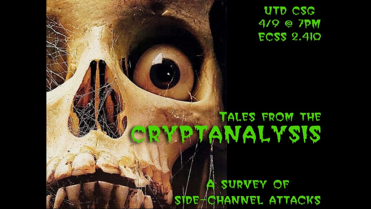 Tales from the Crypt: An In-Depth Look at Side-Channel Attacks 🕵️♂️