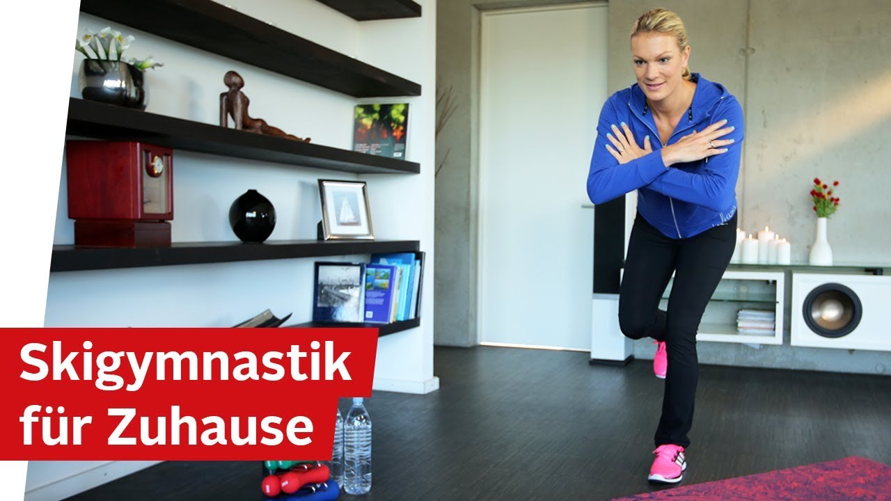 Effektives Skigymnastik-Workout für Zuhause mit Maria Höfl-Riesch ⛷️