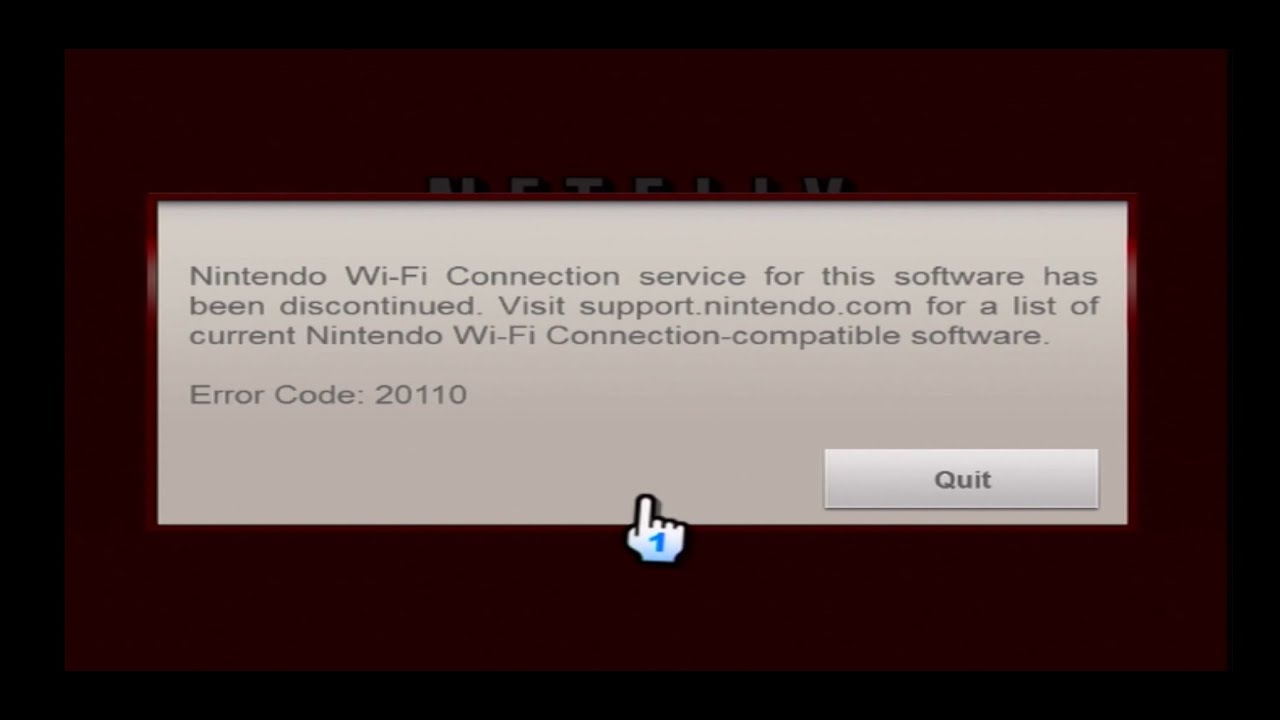 Wii Netflix Error 20110 (2025) – How to Fix