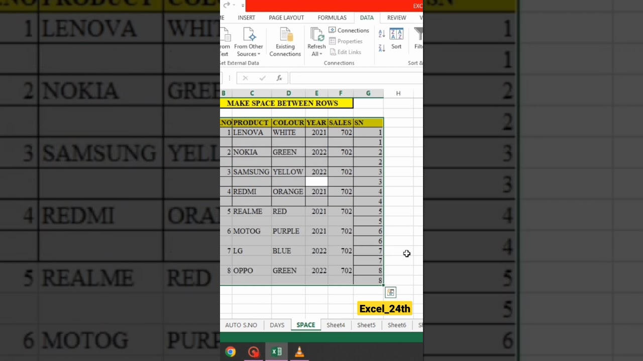Add Space Between Rows in Excel 📝