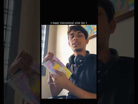 Happy International Artists Day 🎨 | Real Artist’s Journey | Every Stroke Tells a Story 💫 #memories