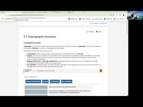 ITS 122 - 3.1 Cryptographic Principles