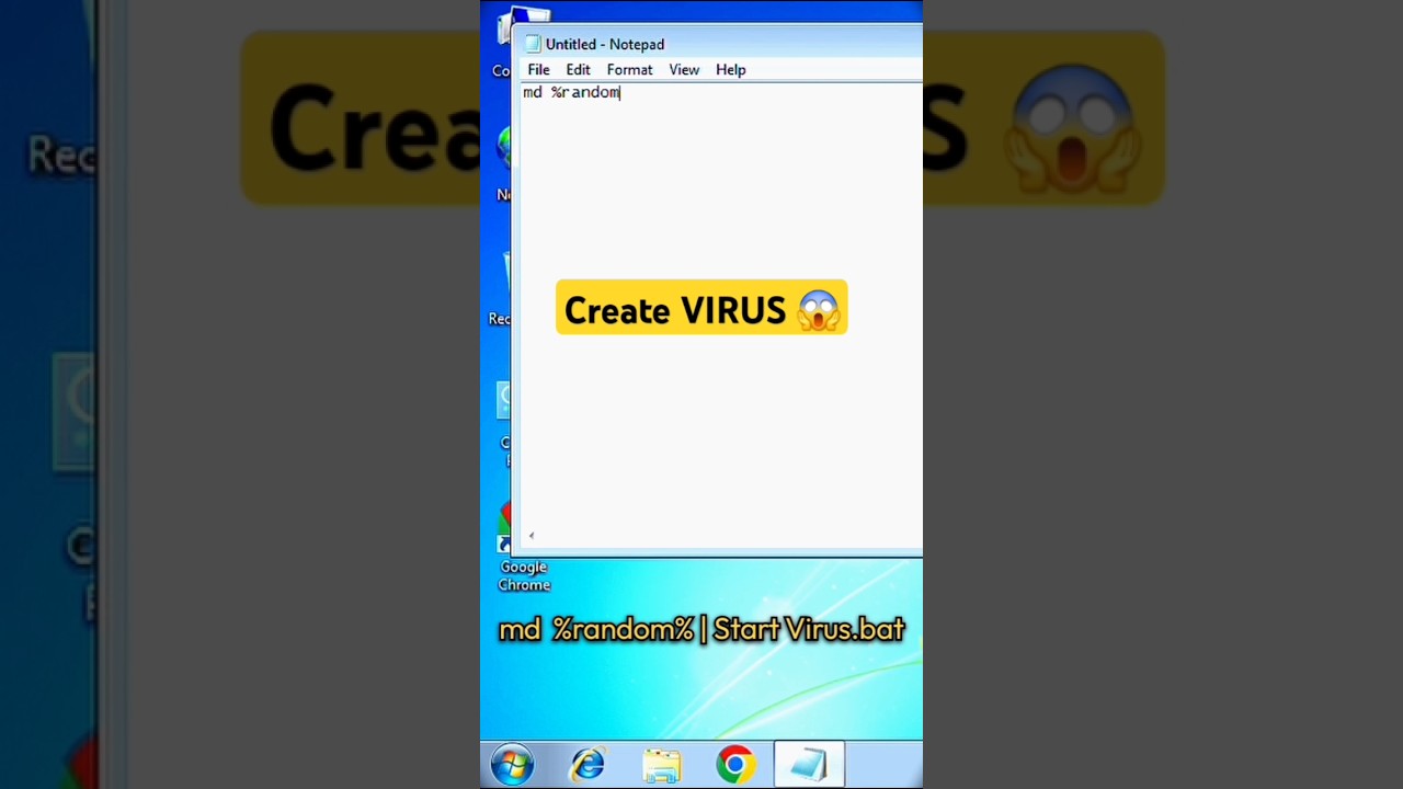 Create a Fake Virus in Notepad – Fun Prank! 😄