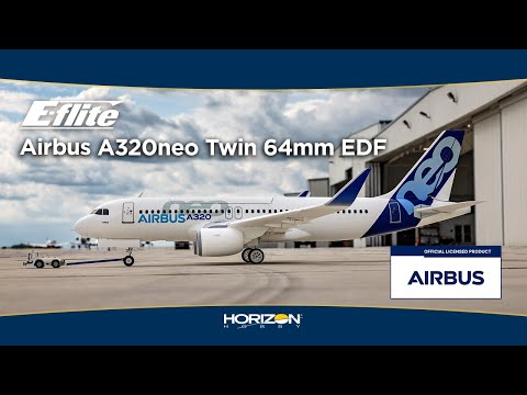 E-flite Airbus A320neo Twin 64mm EDF RC Jet