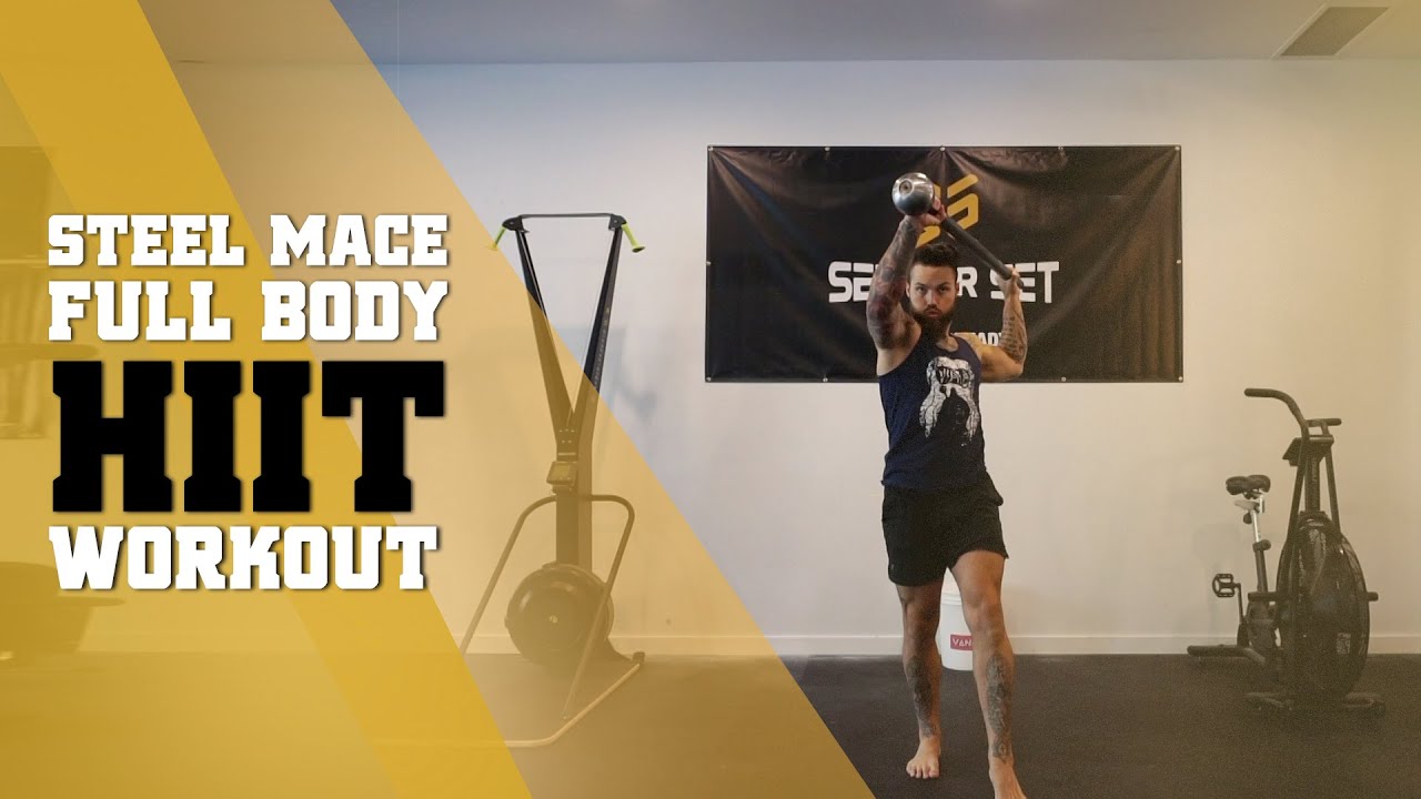 22-Min Steel Mace HIIT Workout 💪