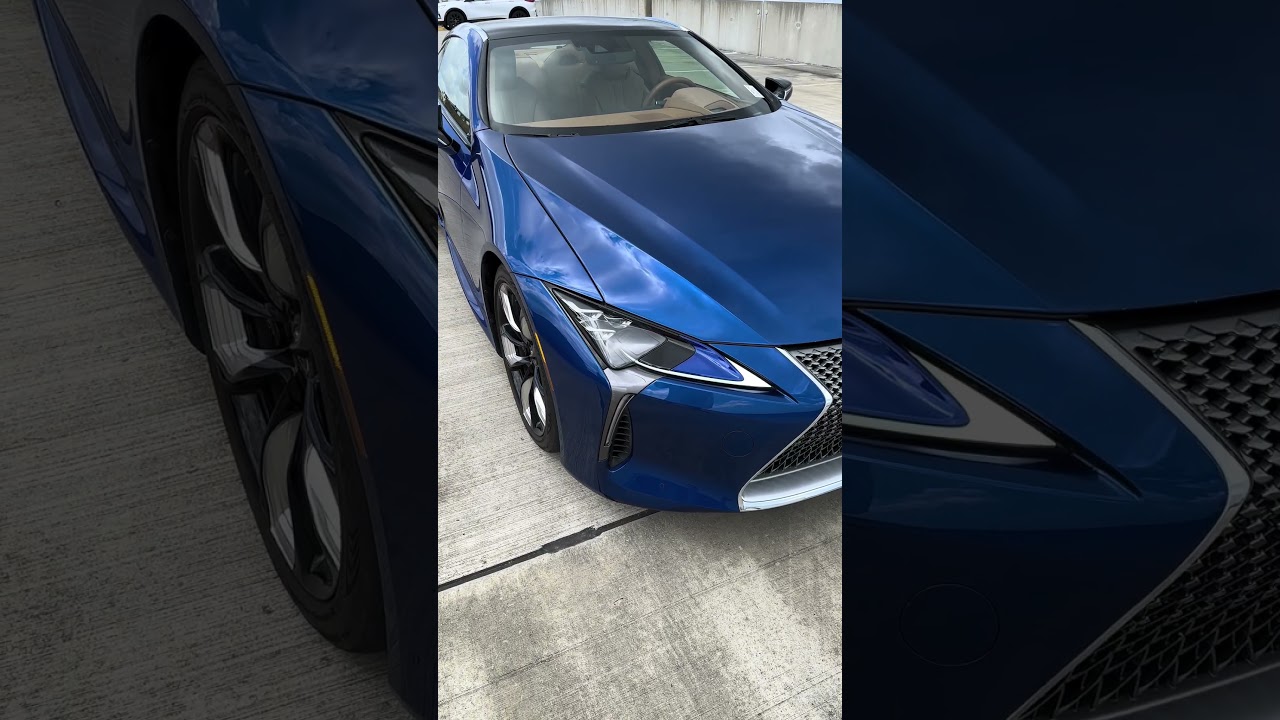 2025 Lexus LC500 in Ultra Sonic Blue Preview 🚘