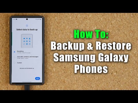 How To Backup and Restore Your Samsung Galaxy Smartphone (Contacts, Messages, Photos, etc)
