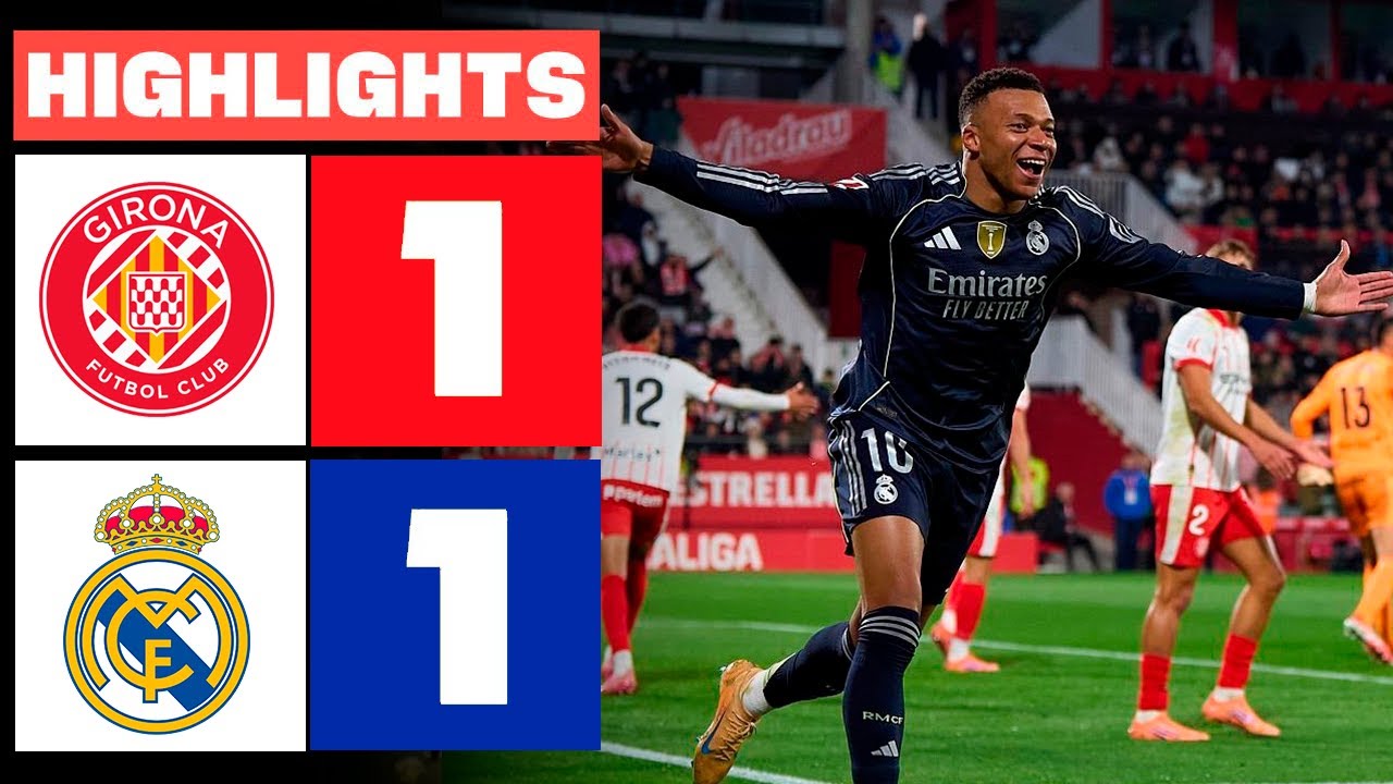 Girona vs Real Madrid 1-1 Highlights | LaLiga 2025 ⚽