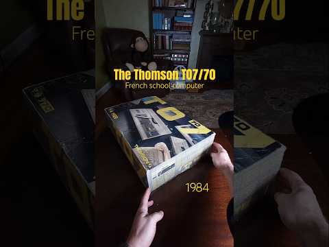Unboxing a Thomson TO7/70 from France, 1984 #shorts #vintagecomputing
