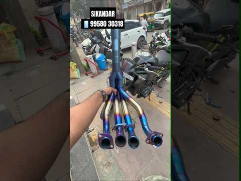 z900 full System Exhaust 🔥 #shorts #reelsvideo #z900 #z800 #kawasaki