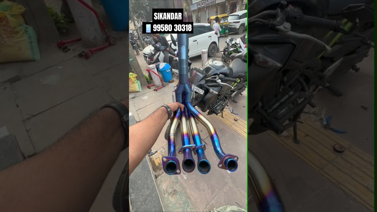 z900 full System Exhaust 🔥 #shorts #reelsvideo #z900 #z800 #kawasaki