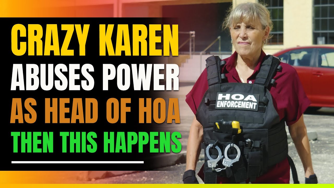 Karen's Outburst at HOA Turns Chaos 😲